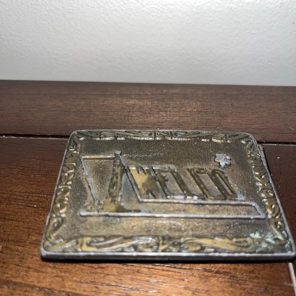 Welco Oil Derrick Belt Buckle By Hit Line USA Vintage